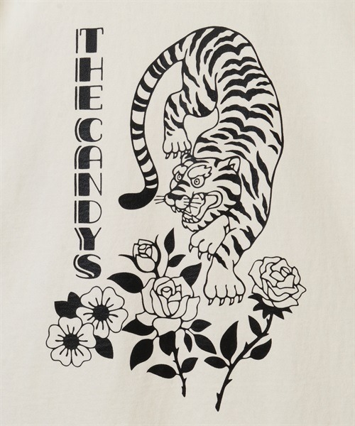 Candy Stripper（キャンディストリッパー）の「THE CANDYS トップス（Tシャツ/カットソー・レディース・イエロー/オフホワイト/ブラック・2）」の9枚目の写真