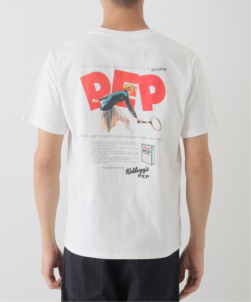 B.C STOCK(ベーセーストック)の「【Kellogs / ケロッグ】 別注 PEP SPORTS Tシャツ(Tシャツ/カットソー・メンズ・ホワイト/ホワイト系その他/ホワイト×ホワイト/ライトホワイト・MEDIUM/LARGE)」の11枚目の写真