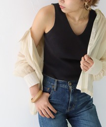 HER CLOSET | 【shemoshelly】WEB限定 サマーリブニットタンクトップ(タンクトップ)