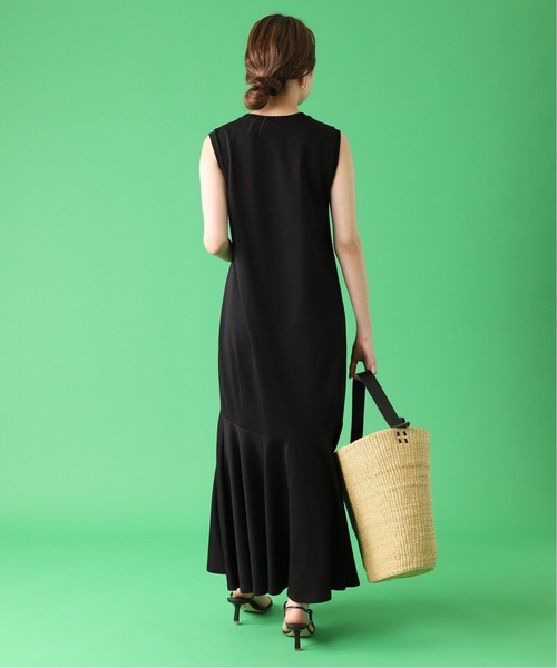 新品タグ付き plage ティアードワンピ プラージュ　黒　FREE plage（プラージュ）の「《追加》ティアードノースリーブ