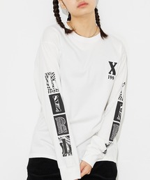 X-girl | BLOCK LOGO L/S TEE(Tシャツ/カットソー)