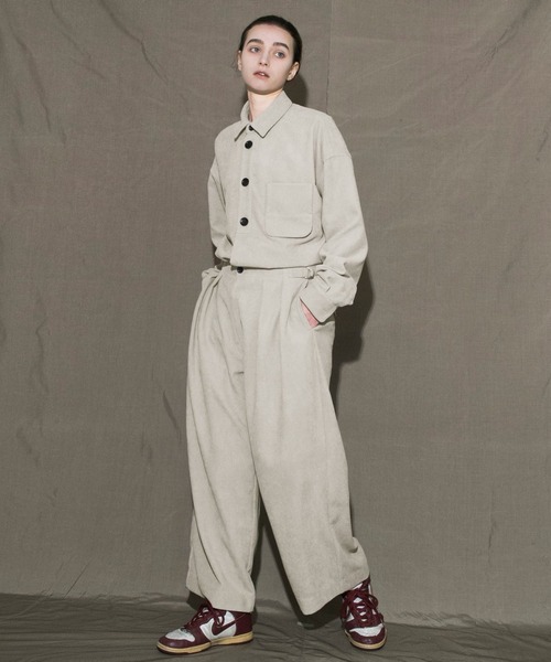 my beautiful landlet コーデュロイシャツ my beautiful landlet 【マイビューティフルランドレット