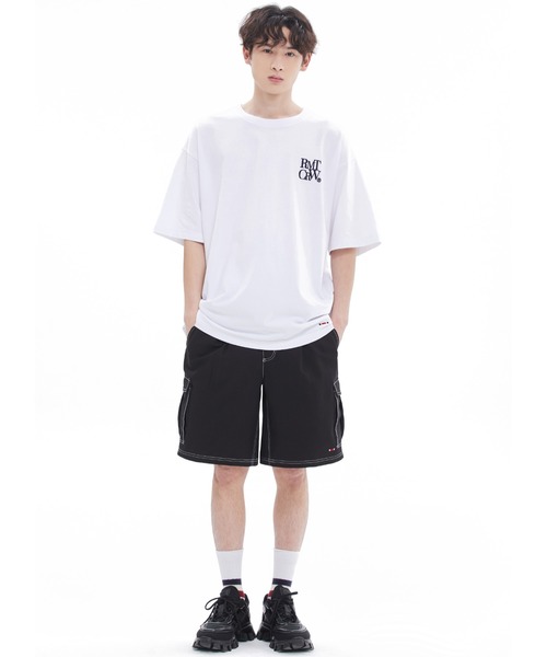 ROMANTIC CROWN(ロマンティッククラウン)の「【ROMANTIC CROWN】RECENT LOGO TEE / ロマンティッククラウン リセント ロゴ Tシャツ(Tシャツ/カットソー・メンズ・ネイビー/ライトイエロー/ホワイト/ライトグレー・LARGE/SMALL/MEDIUM/X-LARGE)」の8枚目の写真
