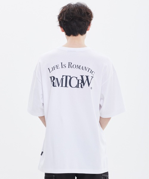 ROMANTIC CROWN(ロマンティッククラウン)の「【ROMANTIC CROWN】RECENT LOGO TEE / ロマンティッククラウン リセント ロゴ Tシャツ(Tシャツ/カットソー・メンズ・ネイビー/ライトイエロー/ホワイト/ライトグレー・LARGE/SMALL/MEDIUM/X-LARGE)」の7枚目の写真