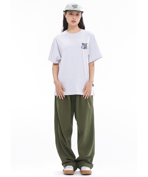 ROMANTIC CROWN(ロマンティッククラウン)の「【ROMANTIC CROWN】RECENT LOGO TEE / ロマンティッククラウン リセント ロゴ Tシャツ(Tシャツ/カットソー・メンズ・ネイビー/ライトイエロー/ホワイト/ライトグレー・LARGE/SMALL/MEDIUM/X-LARGE)」の17枚目の写真