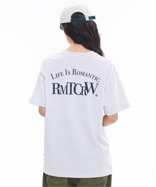 ROMANTIC CROWN(ロマンティッククラウン)の「【ROMANTIC CROWN】RECENT LOGO TEE / ロマンティッククラウン リセント ロゴ Tシャツ(Tシャツ/カットソー・メンズ・ネイビー/ライトイエロー/ホワイト/ライトグレー・LARGE/SMALL/MEDIUM/X-LARGE)」の18枚目の写真