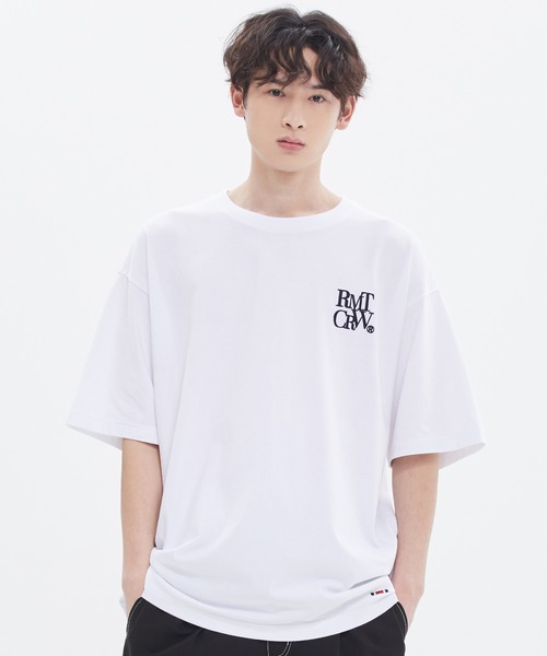 ROMANTIC CROWN(ロマンティッククラウン)の「【ROMANTIC CROWN】RECENT LOGO TEE / ロマンティッククラウン リセント ロゴ Tシャツ(Tシャツ/カットソー・メンズ・ネイビー/ライトイエロー/ホワイト/ライトグレー・LARGE/SMALL/MEDIUM/X-LARGE)」の6枚目の写真