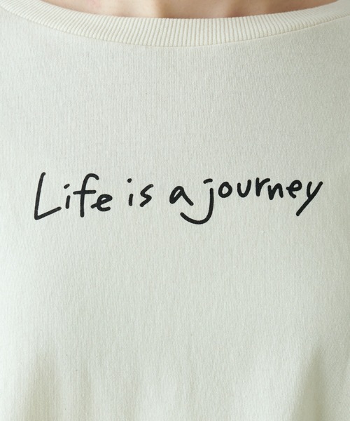 PUAL CE CIN（ピュアルセシン）の「オーガニックコットンプリントチュニック（Tシャツ/カットソー・レディース・グレー/ナチュラル/グリーン・FREE）」の16枚目の写真