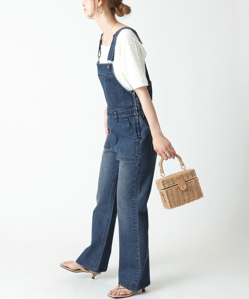 B.C STOCK（ベーセーストック）の「ボックスカゴBAG（かごバッグ・レディース・ブラック/ベージュ・FREE）」の9枚目の写真