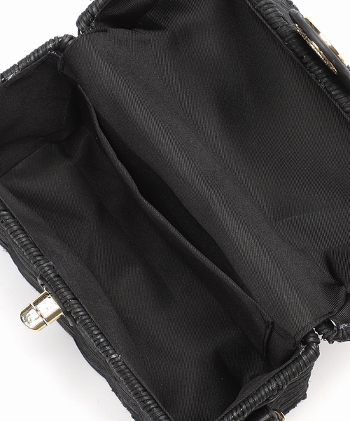 B.C STOCK（ベーセーストック）の「ボックスカゴBAG（かごバッグ・レディース・ブラック/ベージュ・FREE）」の16枚目の写真