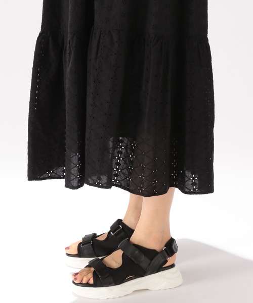 niko and...（ニコアンド）の「2WAYパッチワークワンピース（ワンピース・レディース・ブラック/オレンジ/ブルー・MEDIUM/LARGE）」の17枚目の写真