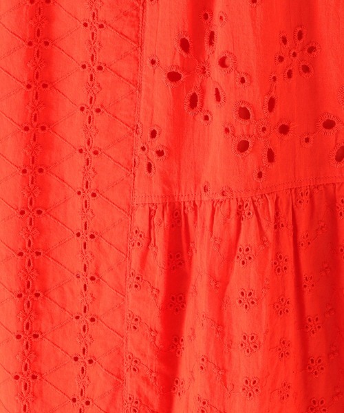 niko and...（ニコアンド）の「2WAYパッチワークワンピース（ワンピース・レディース・ブラック/オレンジ/ブルー・MEDIUM/LARGE）」の9枚目の写真