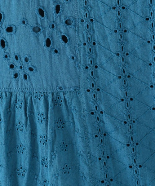 niko and...（ニコアンド）の「2WAYパッチワークワンピース（ワンピース・レディース・ブラック/オレンジ/ブルー・MEDIUM/LARGE）」の8枚目の写真