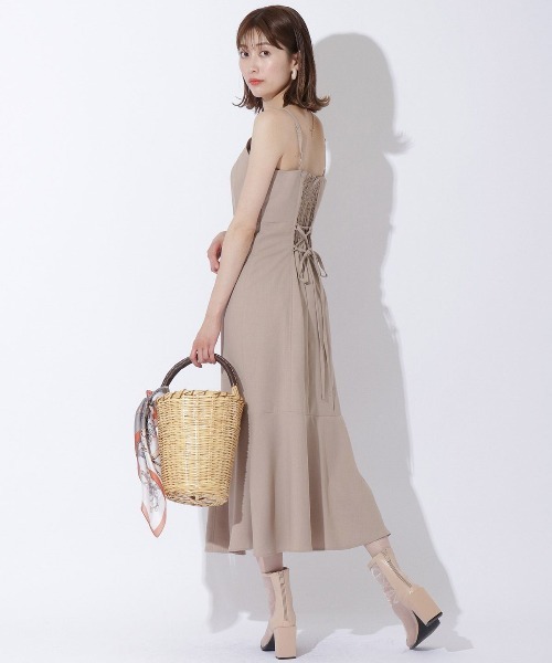 アンドクチュール ジレレイヤードワンピース AND COUTURE（アンドクチュール）の「ジレレイヤードワンピ