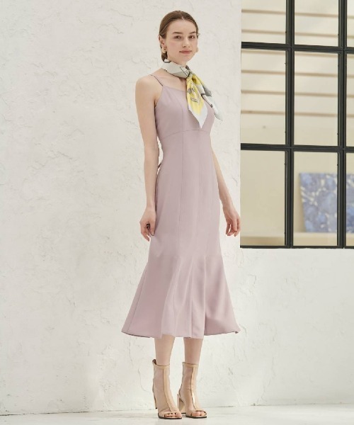 AND COUTURE（アンドクチュール）の「ジレレイヤードワンピ