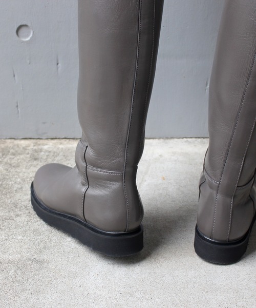 CAMINANDO(カミナンド)の「CAMINANDO(カミナンド) RIDING LONG BOOTS/21122W(ブーツ・レディース・ブラック/グレー・6/8/7)」の7枚目の写真