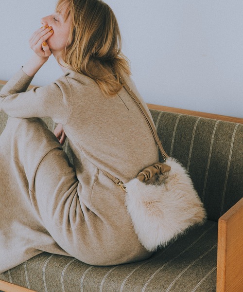 【TREASURETOPKAPI】エコファーミニショルダーバッグ