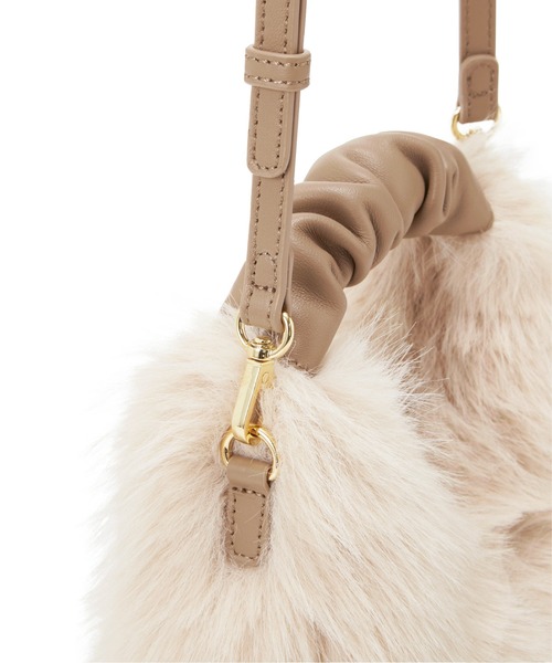 【TREASURETOPKAPI】エコファーミニショルダーバッグ