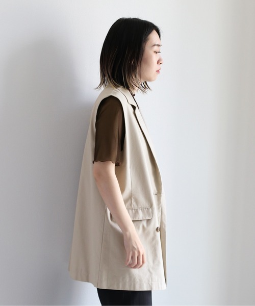 cepo(セポ)の「ボトルネック シアーインナートップス(Tシャツ/カットソー・レディース・オフホワイト/グリーン/チャコール・M)」の22枚目の写真