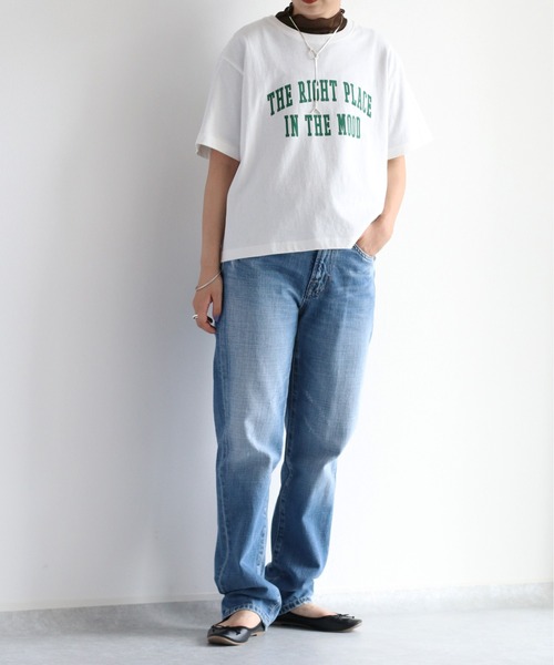 cepo(セポ)の「ボトルネック シアーインナートップス(Tシャツ/カットソー・レディース・オフホワイト/グリーン/チャコール・M)」の9枚目の写真