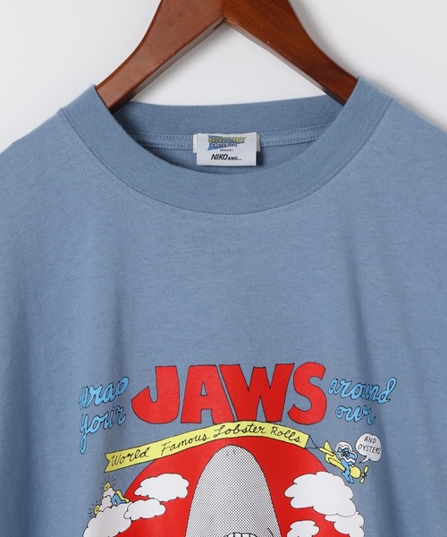 niko and...（ニコアンド）の「【LA FOOD SHOP】Broad Street Oyster Co.コラボTシャツ（Tシャツ/カットソー・メンズ・イエロー/ブルー・MEDIUM/LARGE）」の9枚目の写真