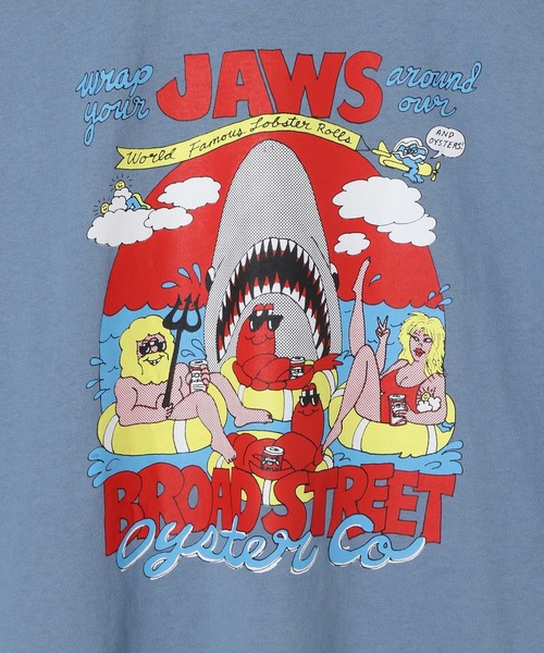 niko and...（ニコアンド）の「【LA FOOD SHOP】Broad Street Oyster Co.コラボTシャツ（Tシャツ/カットソー・メンズ・イエロー/ブルー・MEDIUM/LARGE）」の15枚目の写真