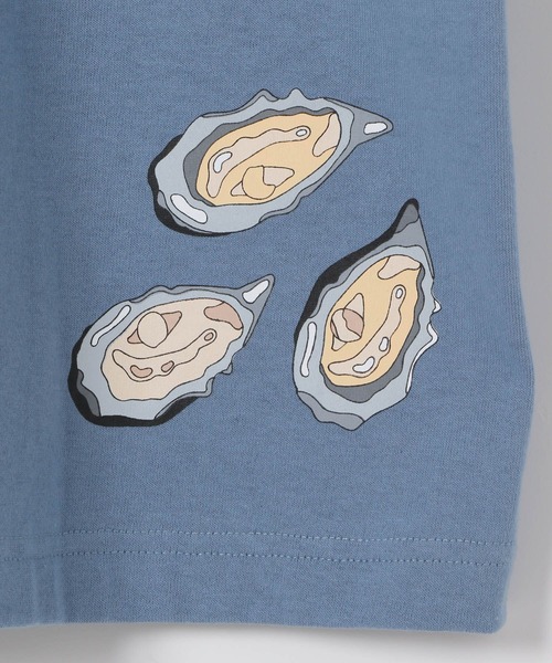niko and...（ニコアンド）の「【LA FOOD SHOP】Broad Street Oyster Co.コラボTシャツ（Tシャツ/カットソー・メンズ・イエロー/ブルー・MEDIUM/LARGE）」の17枚目の写真