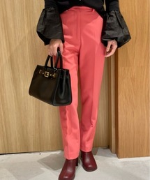 Mila Owen（ミラオーウェン）の「センタープレス後ゴムテーパードパンツ（スラックス）」