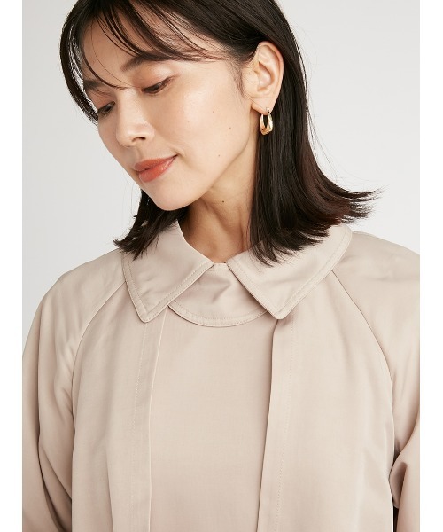 SNIDEL（スナイデル）の「Sustainableグロストレンチコート（トレンチコート・レディース・ベージュ/カーキ/ピンク・FREE/00）」の16枚目の写真