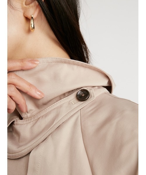 SNIDEL（スナイデル）の「Sustainableグロストレンチコート（トレンチコート・レディース・ベージュ/カーキ/ピンク・FREE/00）」の19枚目の写真