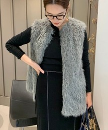 Ray BEAMS | Ray BEAMS / フェイクファー ベスト(ベスト)