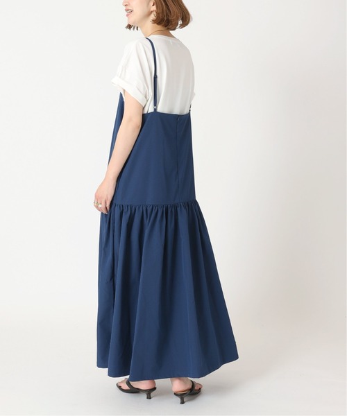 B.C STOCK（ベーセーストック）の「ギャザー切替えキャミワンピース（ワンピース・レディース・ブラック/ブルー/ベージュ系その他・FREE）」の14枚目の写真