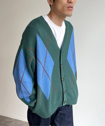 CPCM | アーガイル強撚カーディガン(カーディガン/ボレロ)