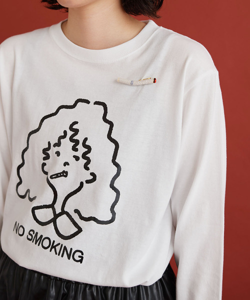 I am I in fact...(アイアムアイインファクト)の「<azusaiio> IAMI 別注 タバコブローチ(ブローチ/コサージュ・レディース・ホワイト・FREE)」の6枚目の写真
