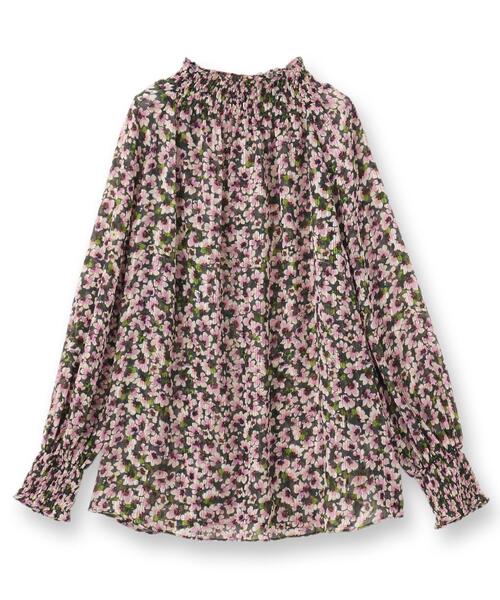 現行販売品！アンタイトル　カリーノフラワートップス　ピンク系　定価22000円★ UNTITLED OFFICIAL SITE｜アンタイトル オフィシャルサイト | ワールド