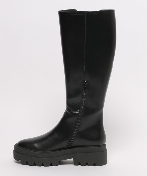 LOWRYS FARM（ローリーズファーム）の「ロングブーツ　123076（ブーツ・レディース・ブラック/ブラック系その他・MEDIUM/LARGE）」の4枚目の写真