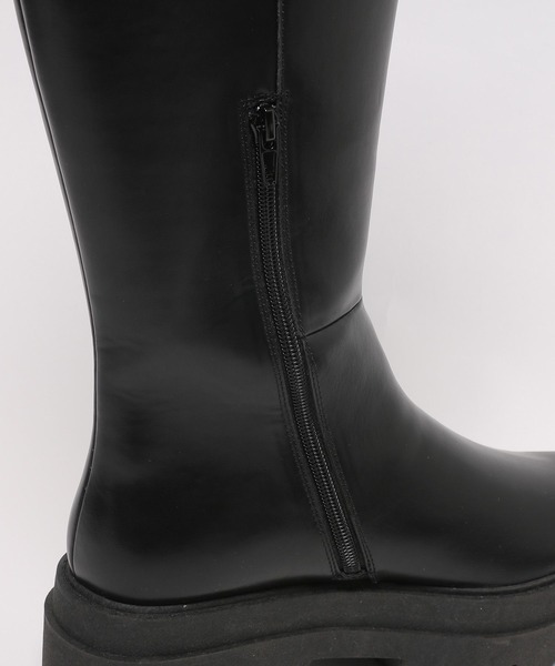 LOWRYS FARM（ローリーズファーム）の「ロングブーツ　123076（ブーツ・レディース・ブラック/ブラック系その他・MEDIUM/LARGE）」の5枚目の写真