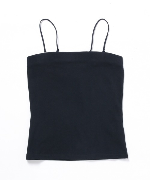 ROPE'(ロペ)の「綿ベア天竺キャミソール(キャミソール・レディース・ホワイト/ブラック・38)」の5枚目の写真