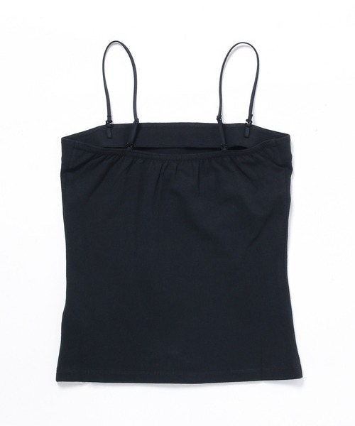 ROPE'（ロペ）の「綿ベア天竺キャミソール（キャミソール・レディース・ホワイト/ブラック・38）」の6枚目の写真