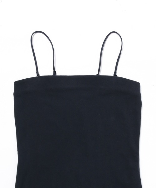 ROPE'（ロペ）の「綿ベア天竺キャミソール（キャミソール・レディース・ホワイト/ブラック・38）」の7枚目の写真