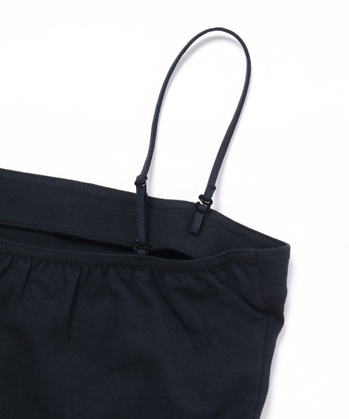 ROPE'（ロペ）の「綿ベア天竺キャミソール（キャミソール・レディース・ホワイト/ブラック・38）」の9枚目の写真