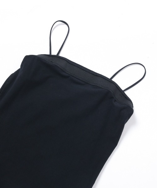 ROPE'（ロペ）の「綿ベア天竺キャミソール（キャミソール・レディース・ホワイト/ブラック・38）」の10枚目の写真