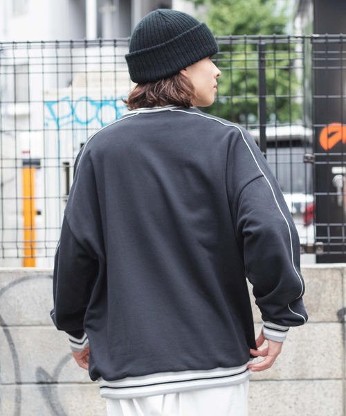 NBA/NFL/NHL/MLB（エヌビーエーエヌエフエルエヌエイチエルエムエルビー）の「WEGO/別注 NFL ラインリブプルオーバー（スウェット・メンズ・ホワイト/ブラック/ダークグリーン/ブルー・MEDIUM/LARGE）」の17枚目の写真