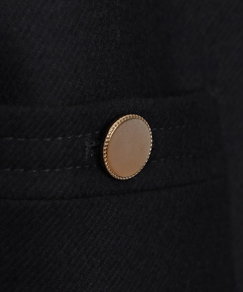 ANAYI（アナイ）の「ツイルジャージノーカラー ジャケット（ノーカラー