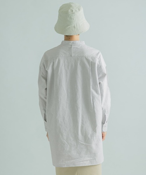 FORK&SPOON（フォークアンドスプーン）の「FORK&SPOON　オックスロングシャツ（シャツ/ブラウス・レディース・ブラウン系その他/ブルー系その他/オフホワイト・1）」の17枚目の写真