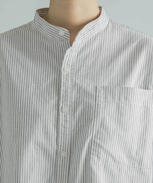 FORK&SPOON（フォークアンドスプーン）の「FORK&SPOON　オックスロングシャツ（シャツ/ブラウス・レディース・ブラウン系その他/ブルー系その他/オフホワイト・1）」の18枚目の写真