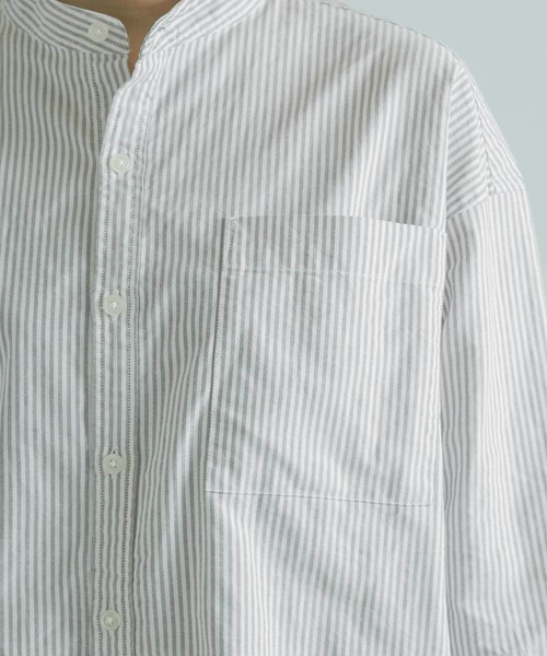 FORK&SPOON（フォークアンドスプーン）の「FORK&SPOON　オックスロングシャツ（シャツ/ブラウス・レディース・ブラウン系その他/ブルー系その他/オフホワイト・1）」の19枚目の写真