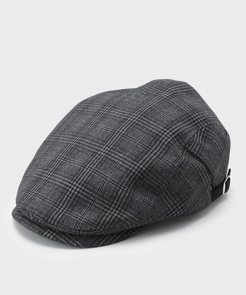 TAKEO KIKUCHI(タケオキクチ)の「◆グレンプレイド クラシックハンチング(キャスケット・メンズ・ダークブラウン/グレー・00)」の5枚目の写真
