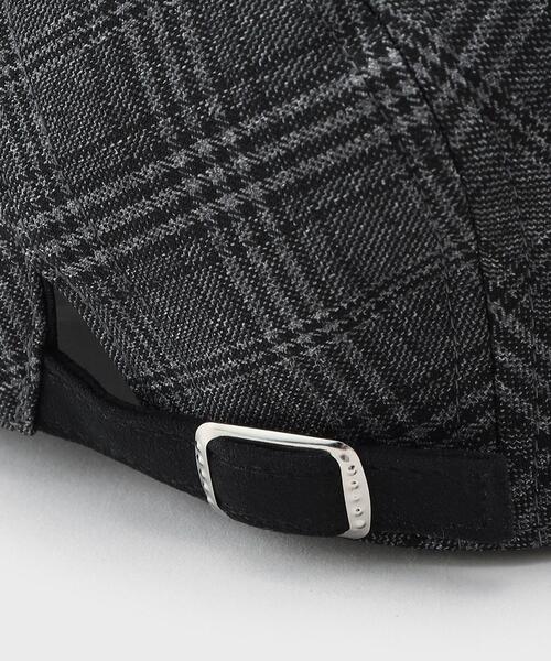 TAKEO KIKUCHI(タケオキクチ)の「◆グレンプレイド クラシックハンチング(キャスケット・メンズ・ダークブラウン/グレー・00)」の3枚目の写真