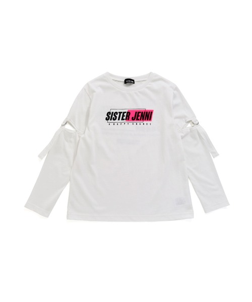 SISTER JENNI（SISTER JENNI）の「袖あきリングストラップロンT（Tシャツ/カットソー・キッズ・ブラック/オフホワイト/カーキ・130cm/140cm/150cm/160cm）」の17枚目の写真